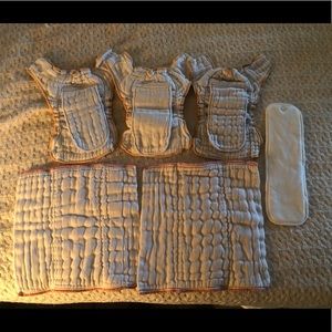 Assorted cloth diaper inserts